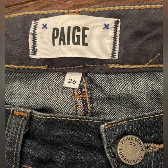PAIGE Jeans Womens Size 26  Denim Skyline Straight Ladies - Picture 2 of 5